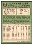1967 Topps Baseball #566 Gary Geiger Braves NR-MT 531220