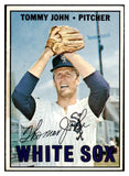 1967 Topps Baseball #609 Tommy John White Sox EX-MT 531221