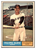 1961 Topps Baseball #565 Felipe Alou Giants EX-MT 531247