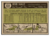 1961 Topps Baseball #532 Bob Hale Indians EX-MT 531251