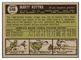 1961 Topps Baseball #546 Marty Kutyna Senators EX-MT 531258
