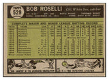 1961 Topps Baseball #529 Bob Roselli White Sox NR-MT 531263