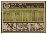 1961 Topps Baseball #533 Jack Curtis Cubs NR-MT 531265