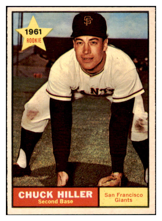 1961 Topps Baseball #538 Chuck Hiller Giants NR-MT 531269