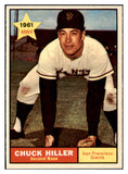 1961 Topps Baseball #538 Chuck Hiller Giants NR-MT 531269