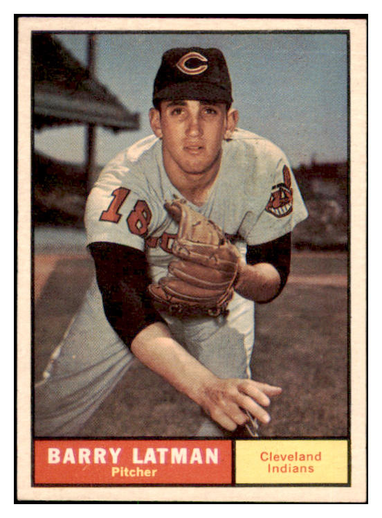 1961 Topps Baseball #560 Barry Latman Indians NR-MT 531274