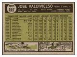 1961 Topps Baseball #557 Jose Valdivielso Twins EX-MT 531279