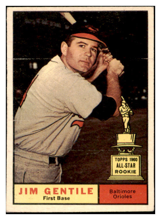 1961 Topps Baseball #559 Jim Gentile Orioles EX-MT 531281