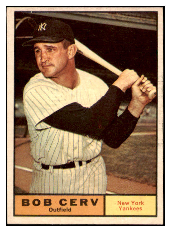1961 Topps Baseball #563 Bob Cerv Yankees EX-MT 531284