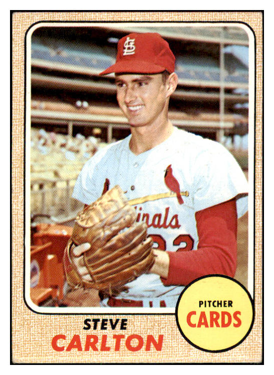 1968 Topps Baseball #408 Steve Carlton Cardinals VG-EX 531285