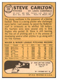 1968 Topps Baseball #408 Steve Carlton Cardinals VG-EX 531285