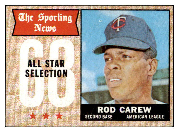 1968 Topps Baseball #363 Rod Carew A.S. Twins VG-EX 531286
