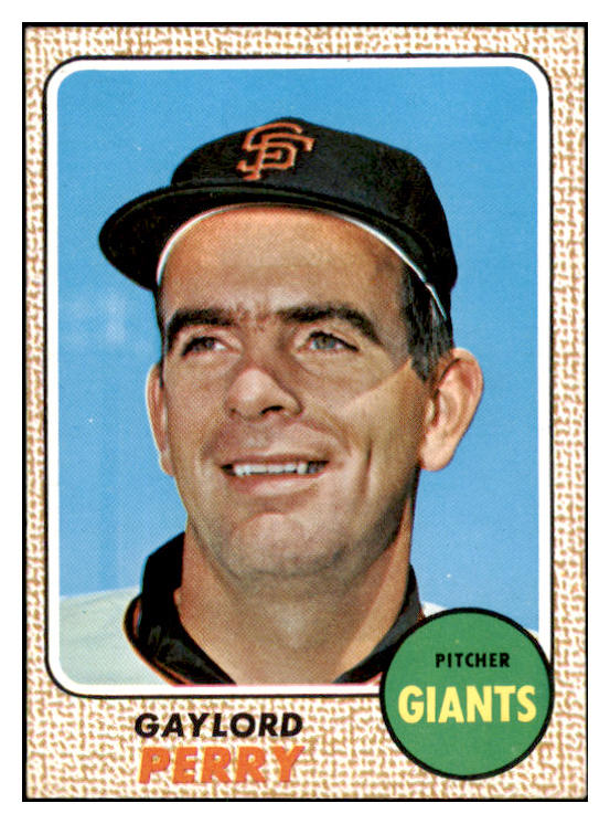 1968 Topps Baseball #085 Gaylord Perry Giants NR-MT 531292