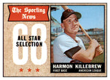 1968 Topps Baseball #361 Harmon Killebrew A.S. Twins EX+/EX-MT 531296