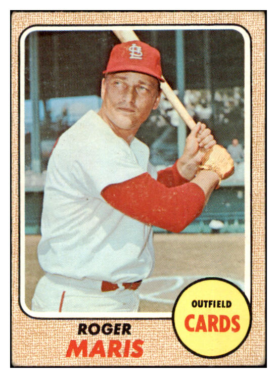 1968 Topps Baseball #330 Roger Maris Cardinals VG-EX 531299