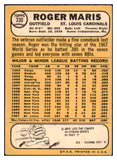1968 Topps Baseball #330 Roger Maris Cardinals VG-EX 531299