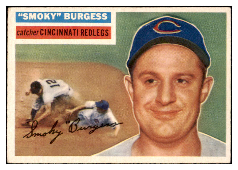 1956 Topps Baseball #192 Smoky Burgess Reds EX+/EX-MT 531319