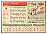 1955 Topps Baseball #005 Jim Gilliam Dodgers EX-MT 531332