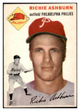 1954 Topps Baseball #045 Richie Ashburn Phillies EX-MT 531334