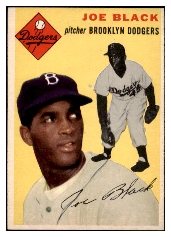1954 Topps Baseball #098 Joe Black Dodgers EX-MT 531340