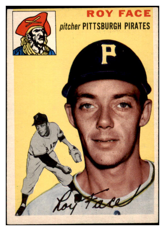 1954 Topps Baseball #087 Roy Face Pirates EX-MT 531341