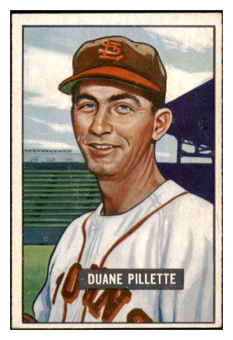 1951 Bowman Baseball #316 Duane Pillette Browns EX-MT 531352