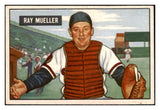 1951 Bowman Baseball #313 Ray Mueller Braves EX-MT 531353
