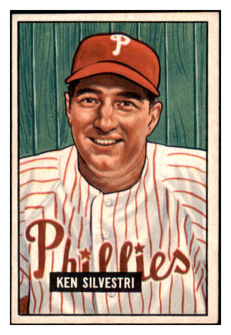 1951 Bowman Baseball #255 Milo Candini Phillies EX-MT 531384
