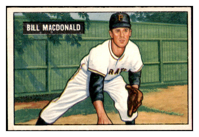 1951 Bowman Baseball #239 Bill MacDonald Pirates EX-MT 531391