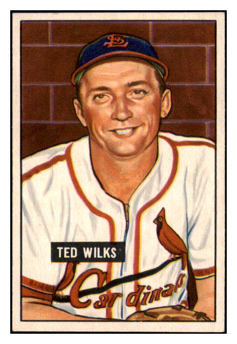 1951 Bowman Baseball #193 Ted Wilks Cardinals EX-MT 531405