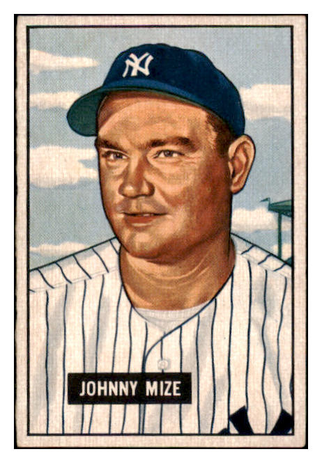 1951 Bowman Baseball #050 Johnny Mize Yankees EX-MT 531422
