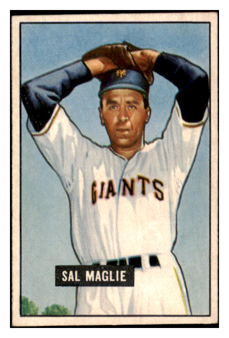 1951 Bowman Baseball #127 Sal Maglie Giants EX-MT 531426