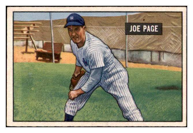 1951 Bowman Baseball #217 Joe Page Yankees EX-MT 531429
