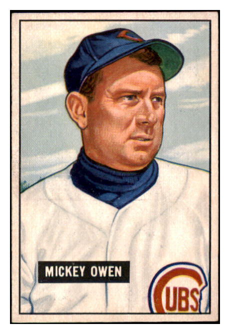 1951 Bowman Baseball #174 Mickey Owen Cubs EX-MT 531436