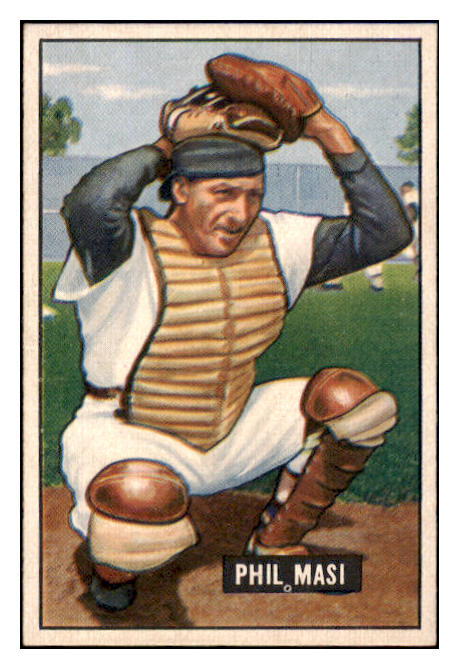 1951 Bowman Baseball #160 Phil Masi White Sox EX-MT 531441