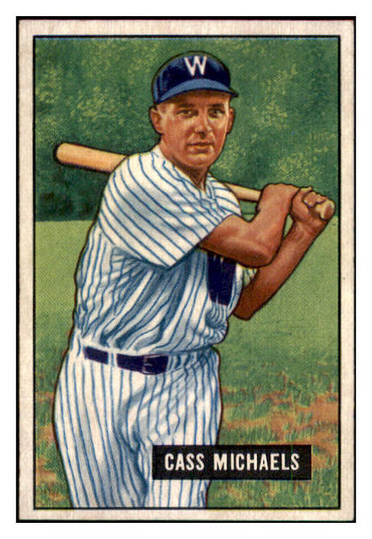 1951 Bowman Baseball #132 Cass Michaels Senators EX-MT 531452