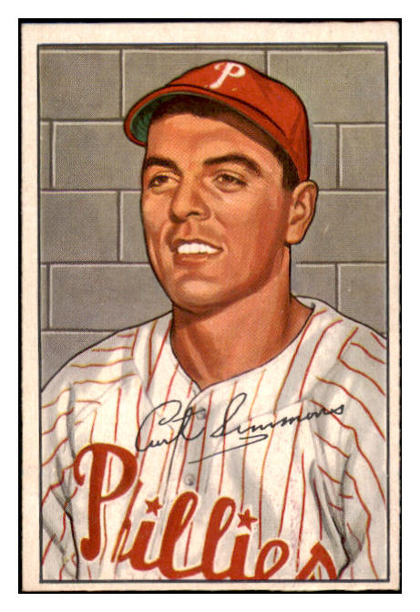 1952 Bowman Baseball #184 Curt Simmons Phillies EX-MT 531476