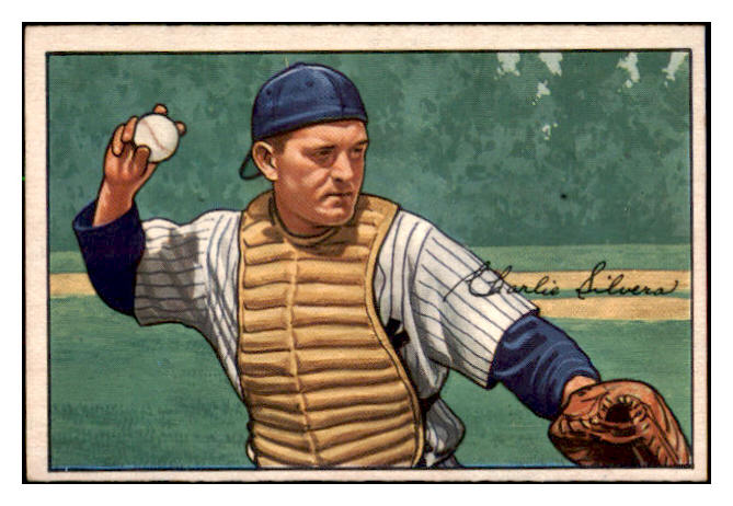 1952 Bowman Baseball #197 Charlie Silvera Yankees EX-MT 531479