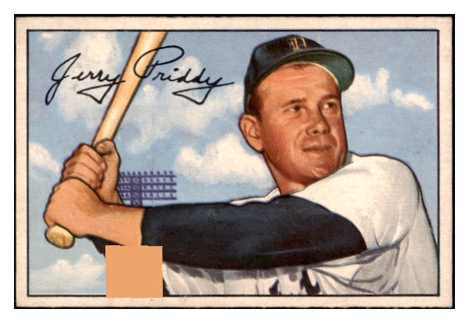 1952 Bowman Baseball #139 Jerry Priddy Tigers EX-MT 531485
