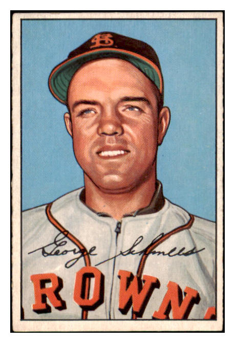 1952 Bowman Baseball #245 George Schmees Browns EX-MT 531497