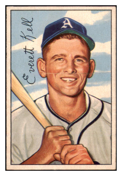 1952 Bowman Baseball #242 Everett Kell A's EX-MT 531498