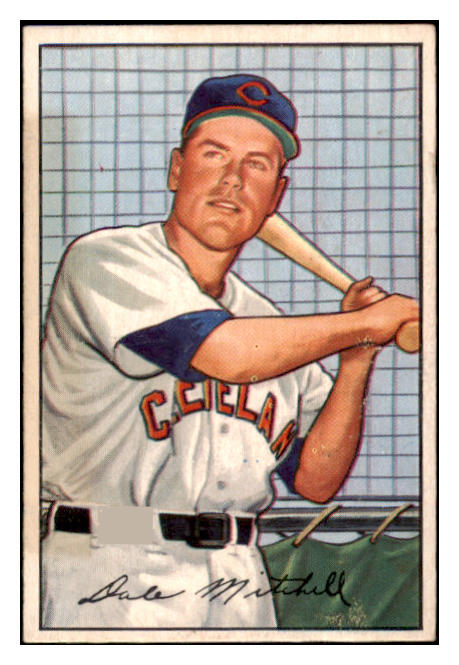 1952 Bowman Baseball #239 Dale Mitchell Indians EX-MT 531501