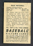 1952 Bowman Baseball #239 Dale Mitchell Indians EX-MT 531501