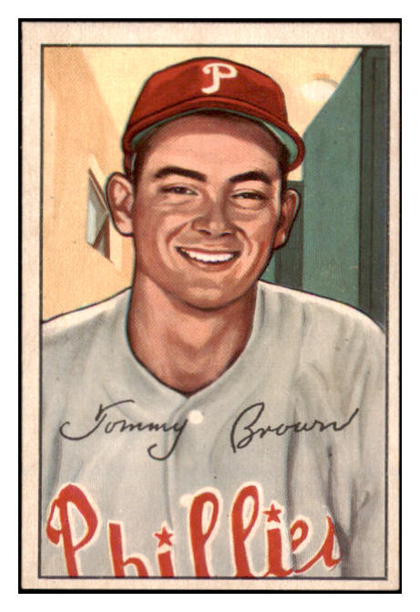 1952 Bowman Baseball #236 Tommy Brown Cubs EX-MT 531503