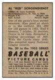 1952 Bowman Baseball #030 Red Schoendienst Cardinals EX-MT 531542