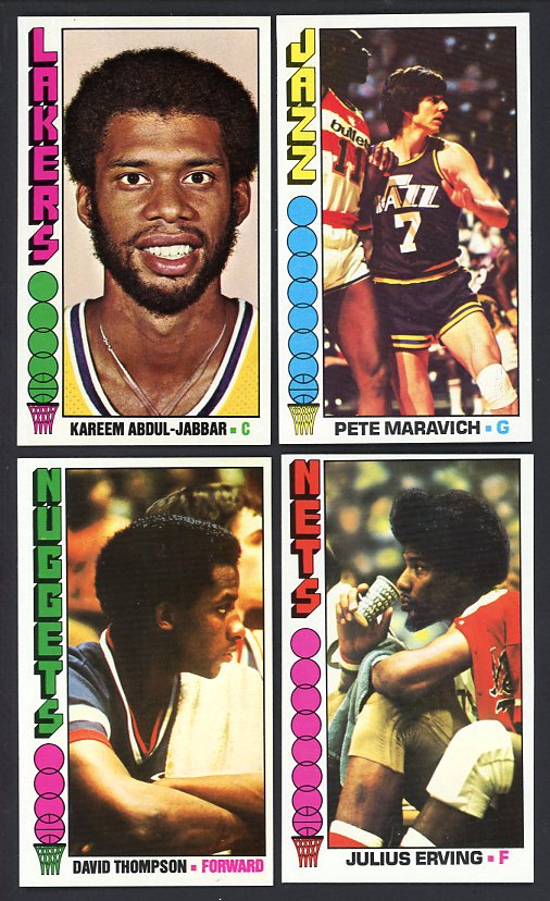 1976 Topps Basketball Complete Set High Grade Jabbar Erving 531554
