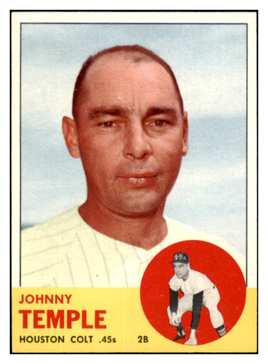 1963 Topps Baseball #576 Johnny Temple Colt .45s EX-MT 531564