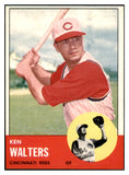 1963 Topps Baseball #534 Ken Walters Reds EX-MT 531571