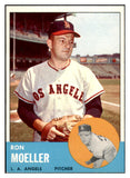 1963 Topps Baseball #541 Ron Moeller Angels EX-MT 531576