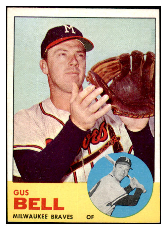 1963 Topps Baseball #547 Gus Bell Braves EX-MT 531581